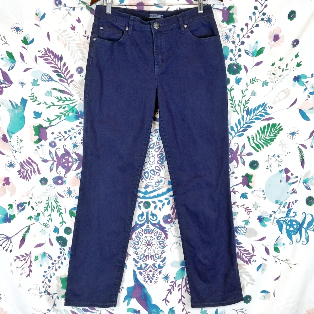 BANDOLINO | Mandie Indigo Straight Stretch Jeans